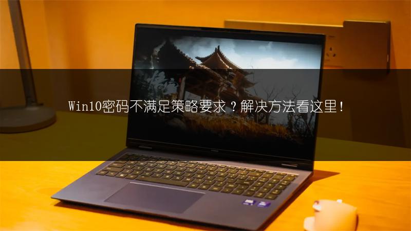 Win10密码不满足策略要求?解决方法看这里!