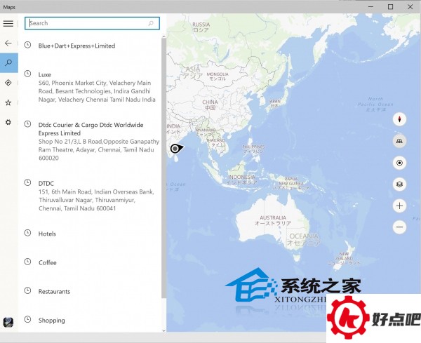 Win10 9926如何使用全新的地图应用